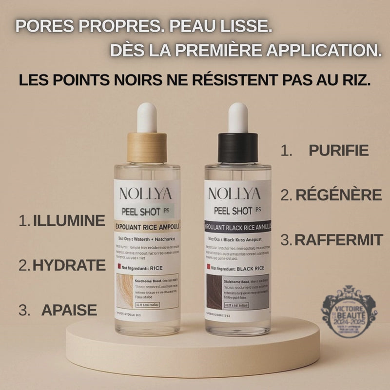 Peel Shot Coréen - Éclat immédiat, peau parfaite!